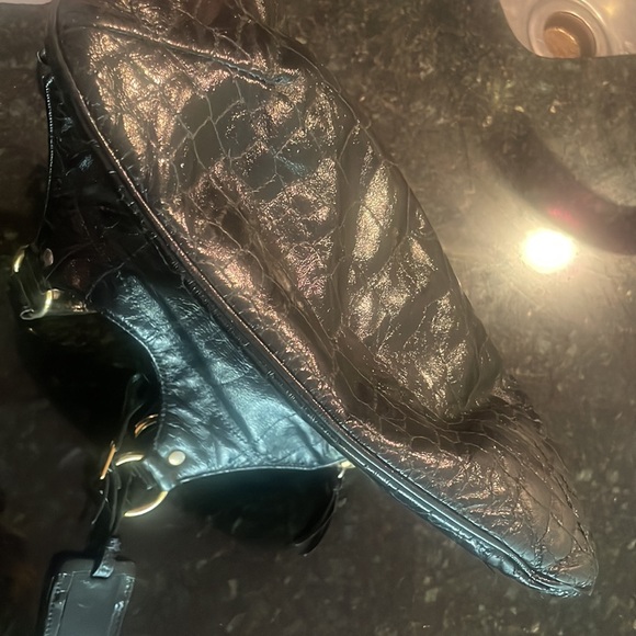 YSL TRIBUTE BAG LEATHER ALLIGATOR TEXTURE - Picture 8 of 8